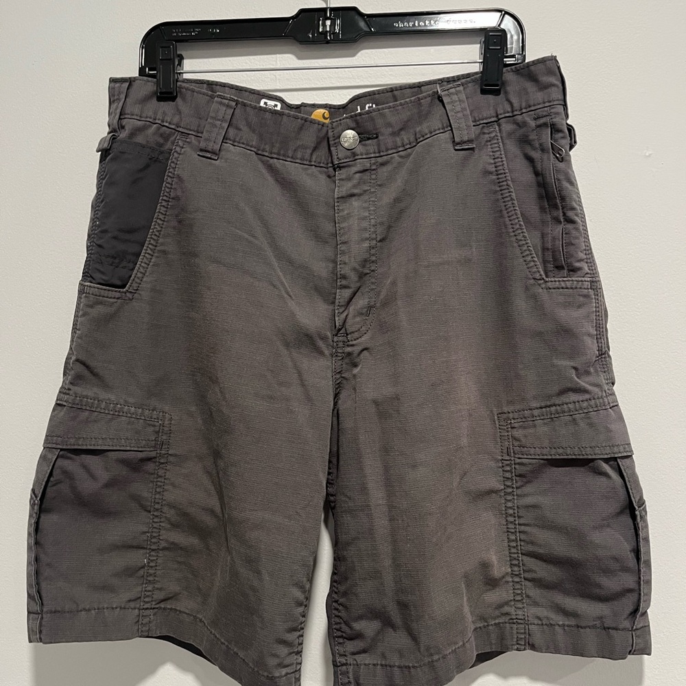 Carhartt Dark Gray Cargo Shorts Relaxed Fit